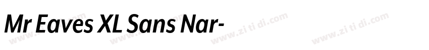 Mr Eaves XL Sans Nar字体转换